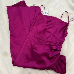 NWT Zara satin dress XS